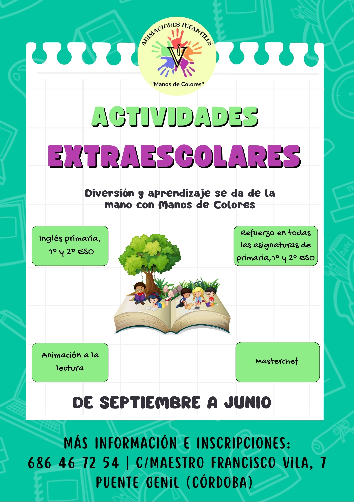 ✨ ¡Inscripciones abiertas para las actividades extraescolares 2025/2026!✨